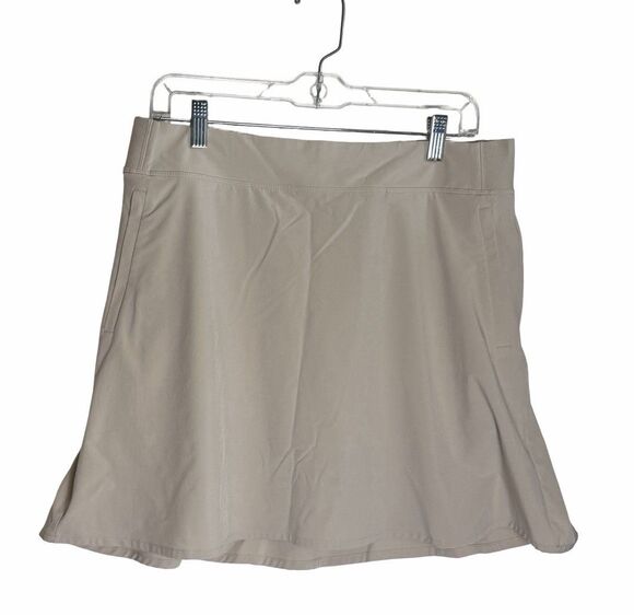 Athleta Pants - Athleta Skort Womens Size 14 Beige Brooklyn Heights High Rise Skirt Skort